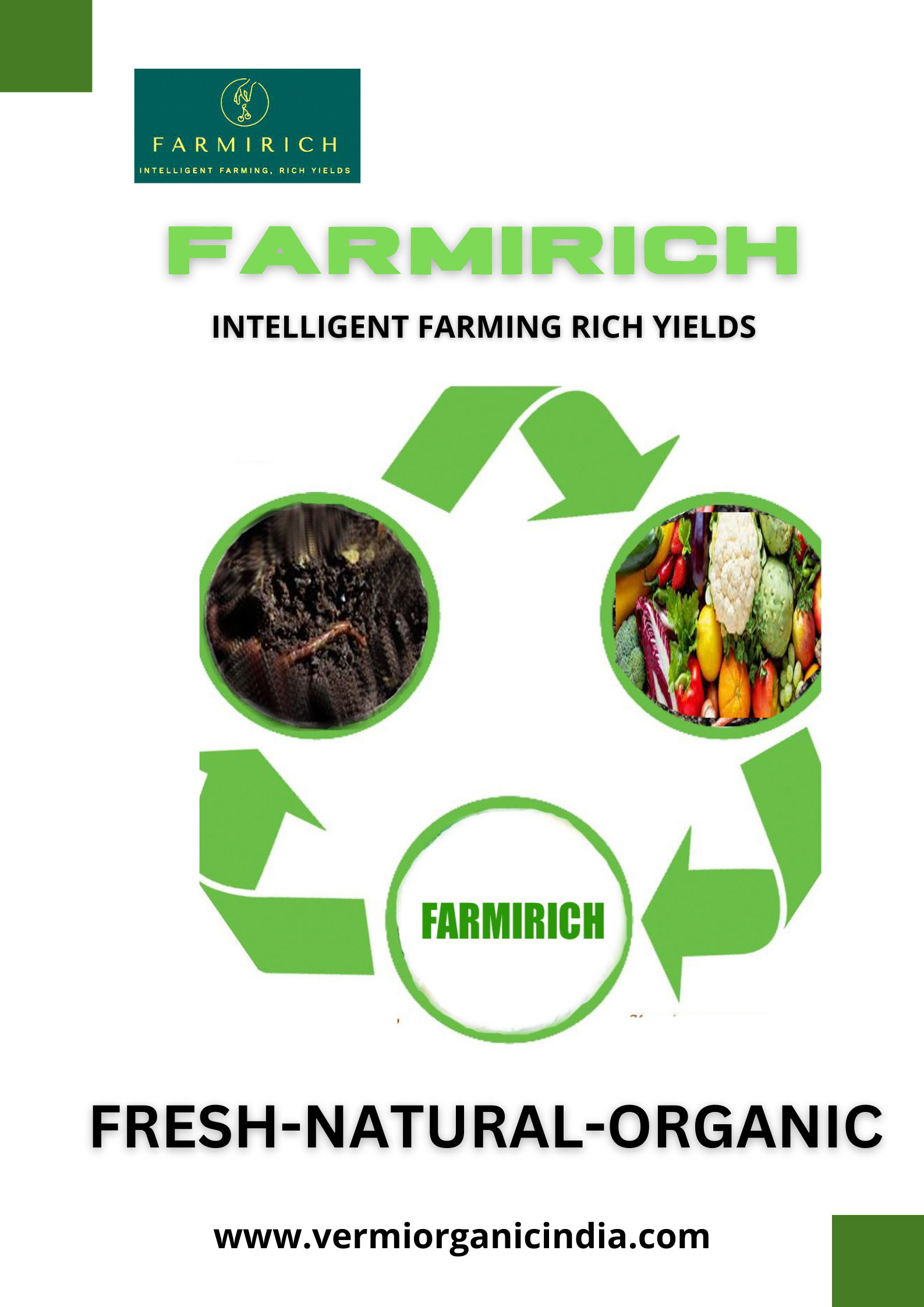 farmirich known for fresh natural organic vermicompost image view