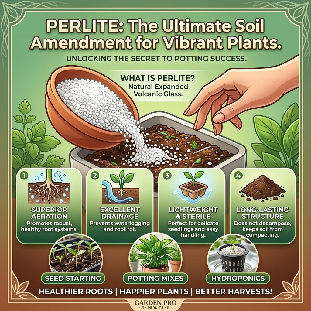 Uses of Perlite in Agriculture and Horticulture